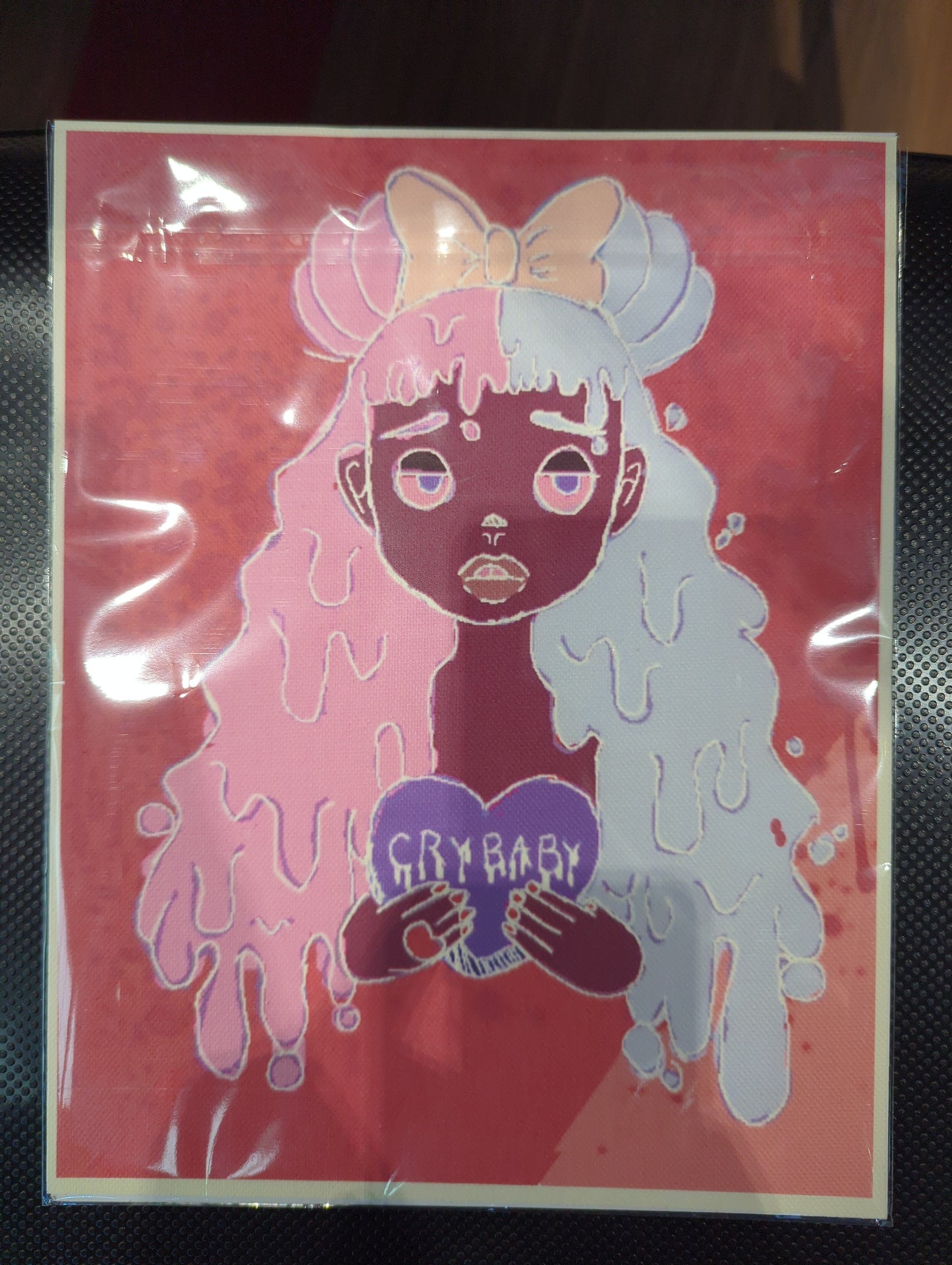 Crybaby digitized print
